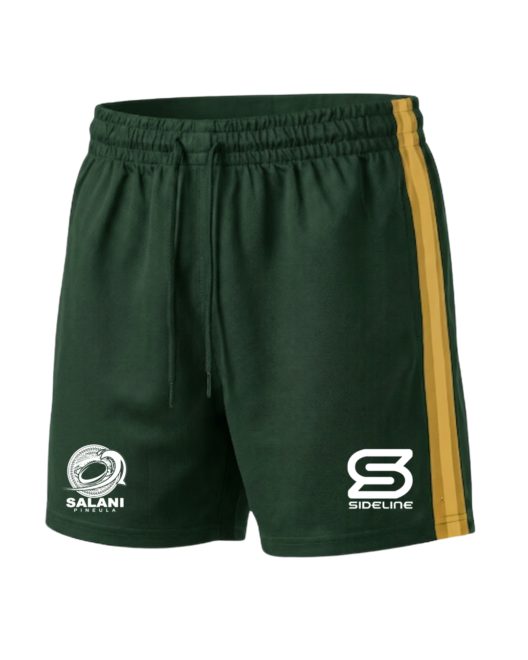 Pineula Salani rugby shorts front