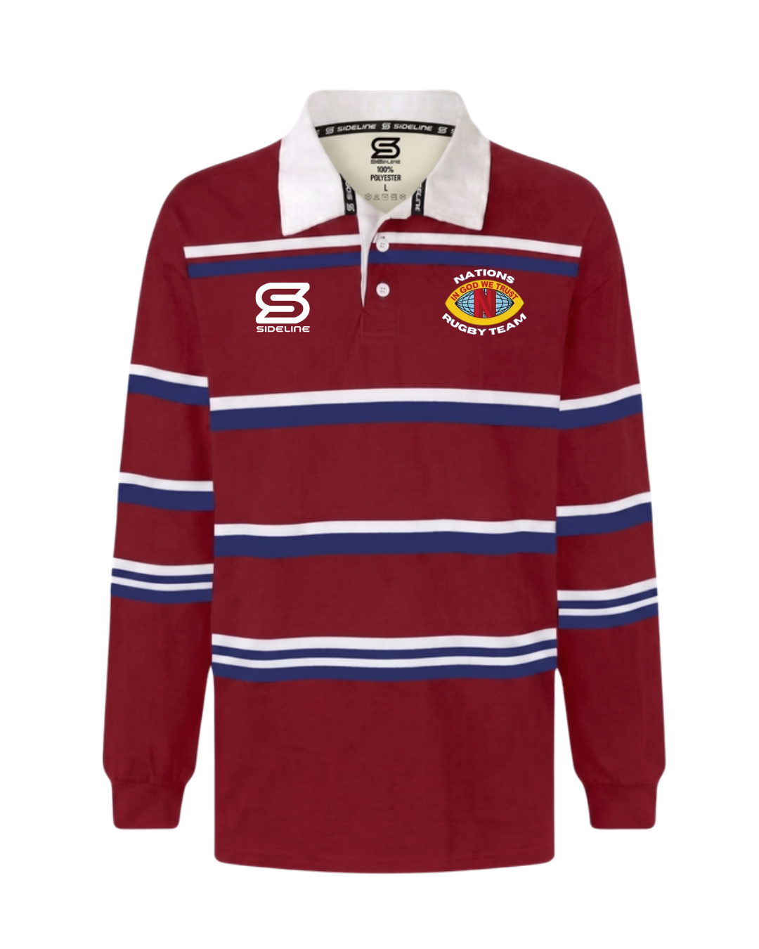 2026 Nations Rugby Supporters Long Sleeve Rugby Jersey