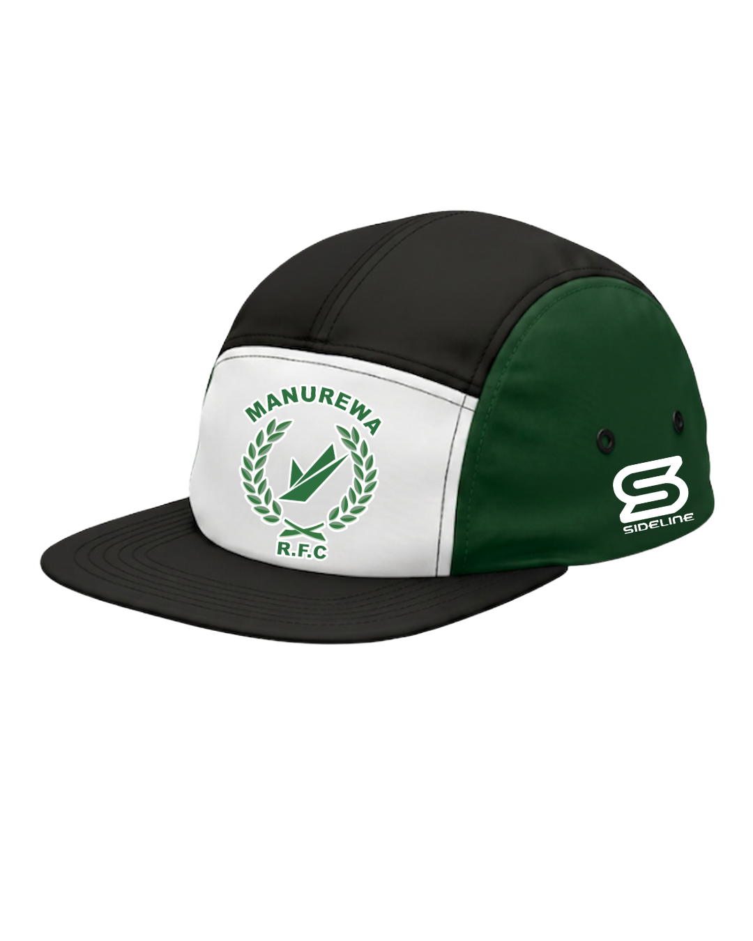 2026 Manurewa RFC Div 3 Rugby 5 Panel cap Front