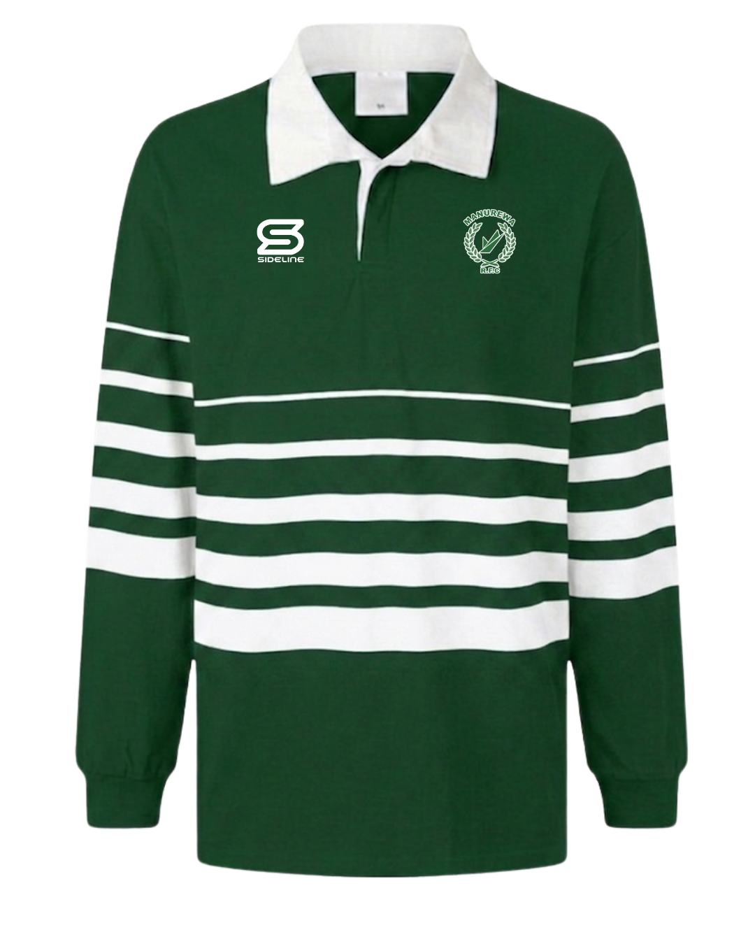 2026 Manurewa RFC Div 3 Rugby Long Sleeve Polo Front