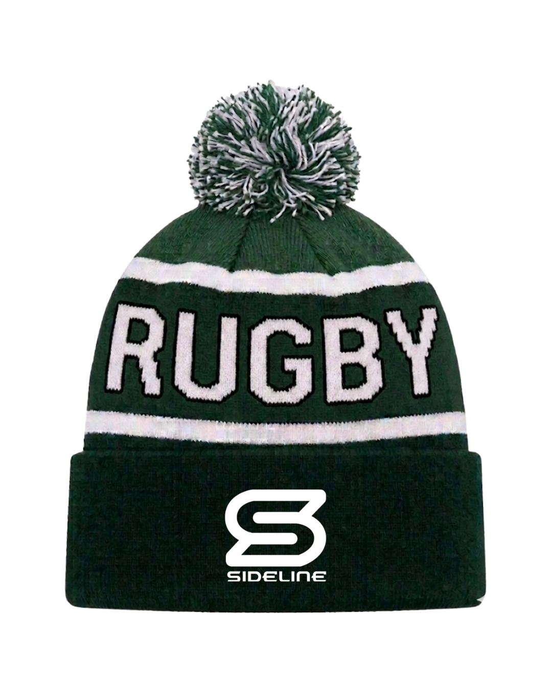2026 Manurewa RFC Div 3 Rugby Pompom Beanie Back