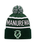 2026 Manurewa RFC Div 3 Rugby Pompom Beanie Front