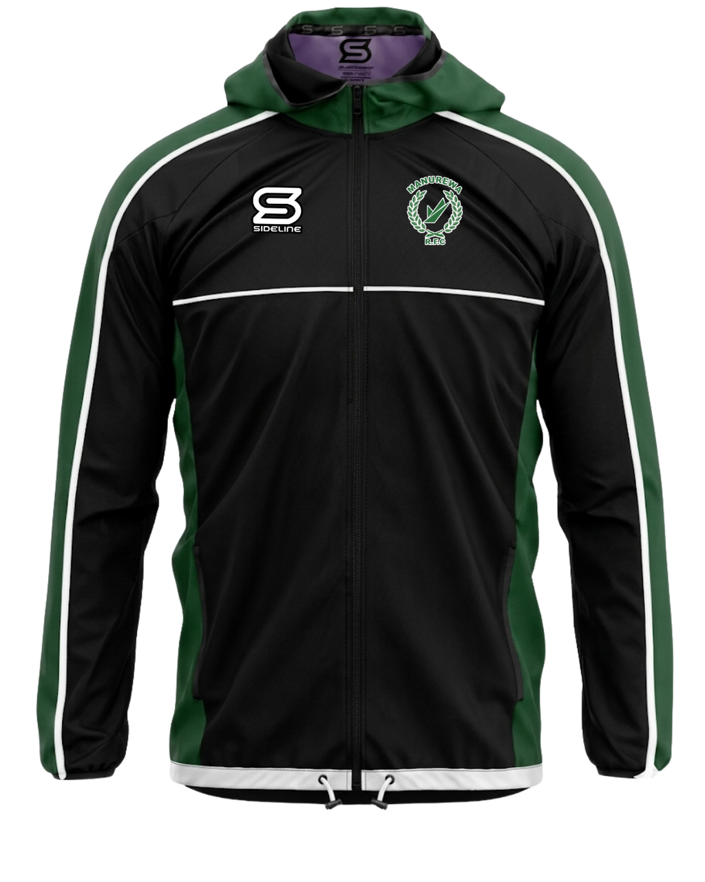 2026 Manurewa RFC Div 3 Shell Jacket Front