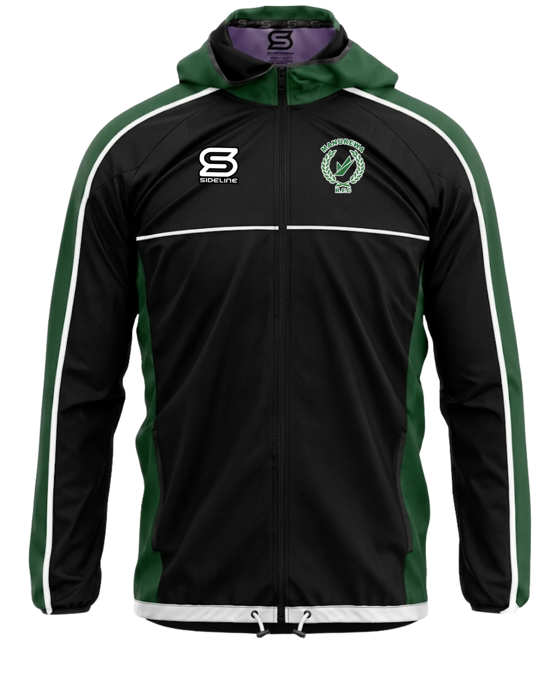 2026 Manurewa RFC Div 3 Shell Jacket Front