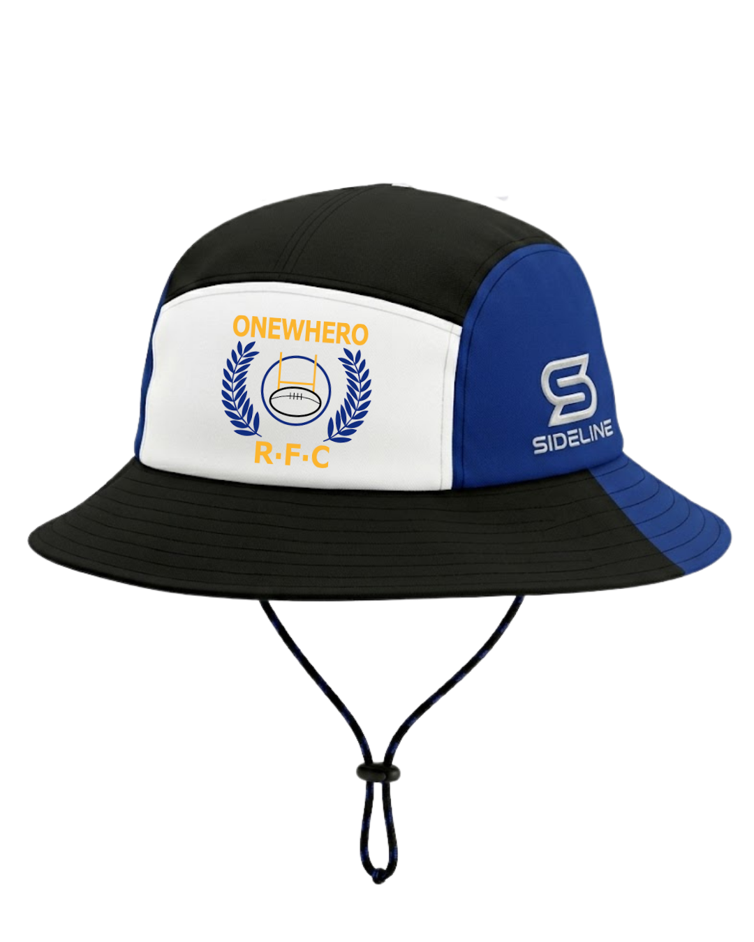 2026 Onewhero Rugby 5 Panel Bucket Hat Front