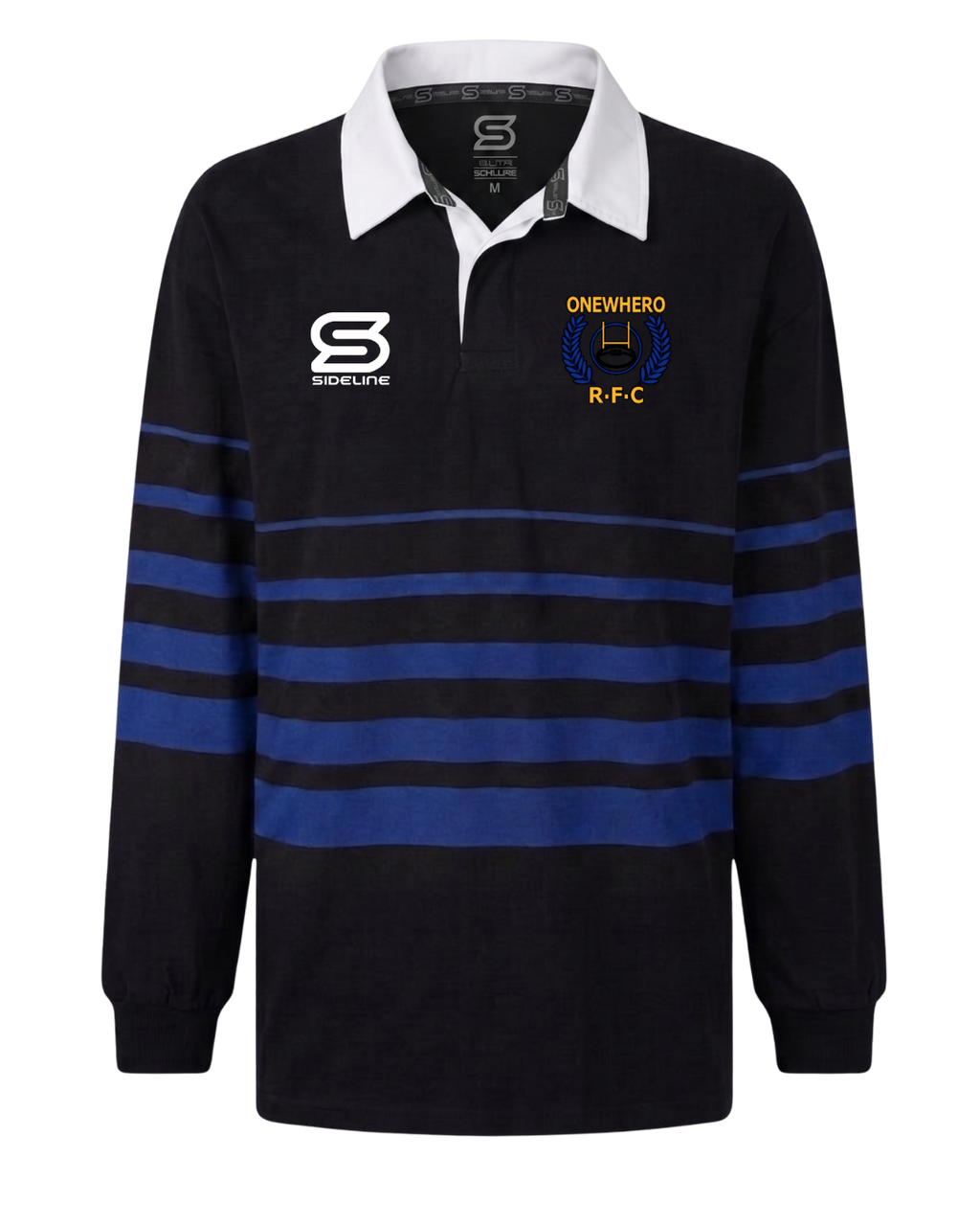 2026 Onewhero Rugby Long Sleeve Polo Front