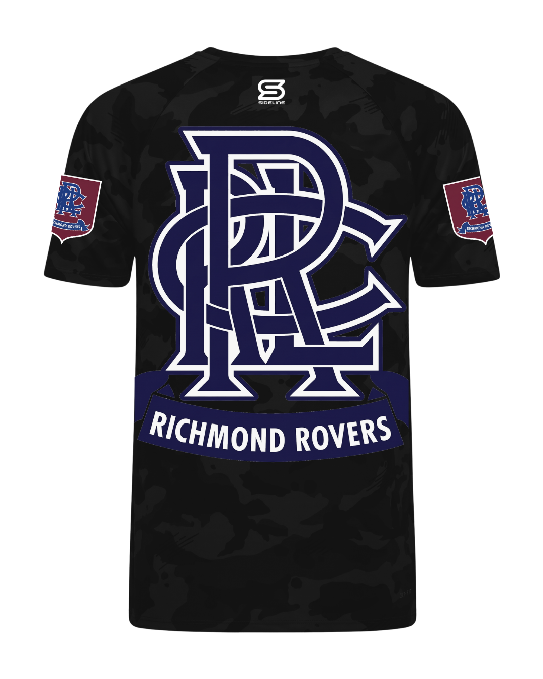2026 Richmond Rovers Senior As Dri Fit Tee Black