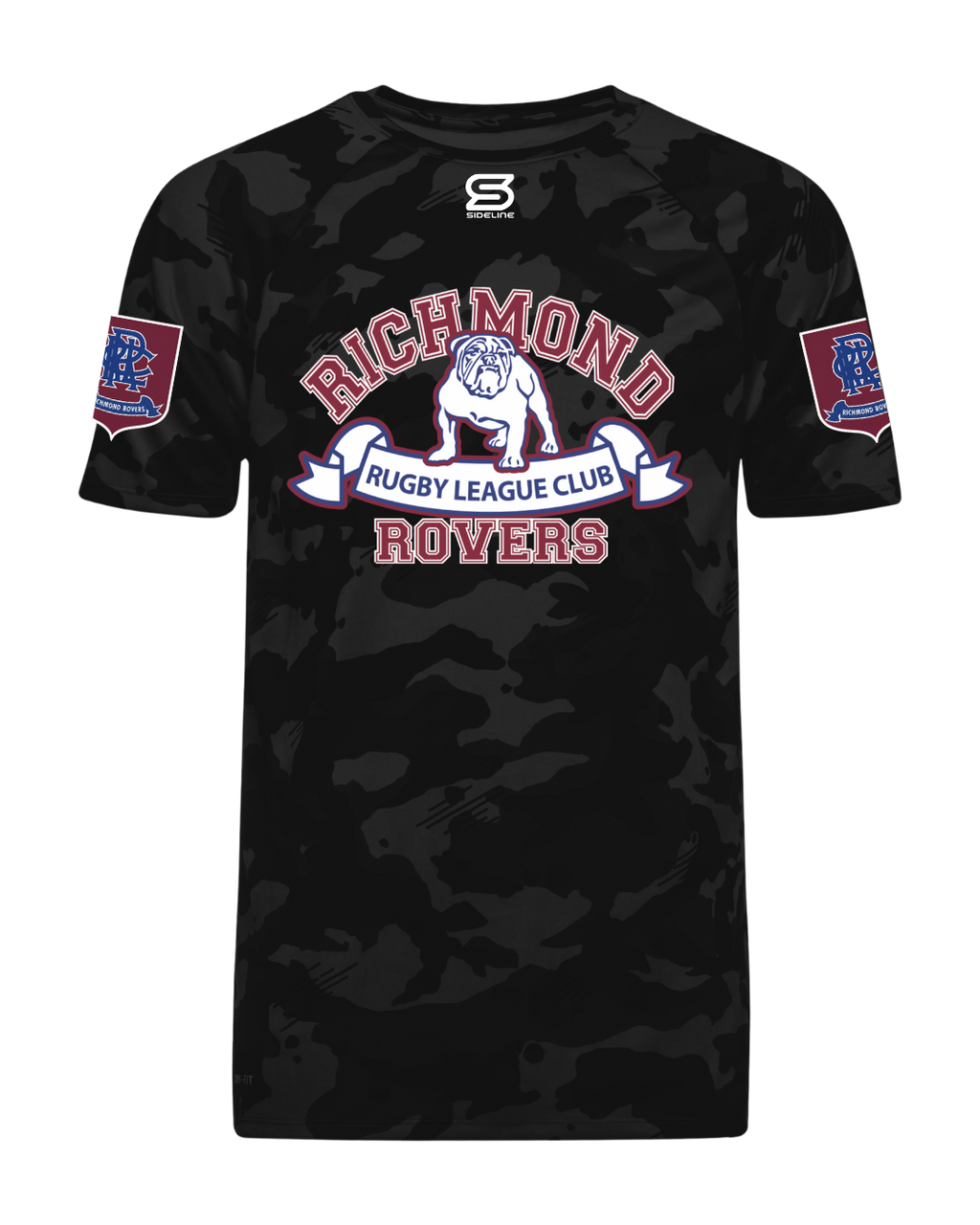2026 Richmond Rovers Senior As Dri Fit Tee Black