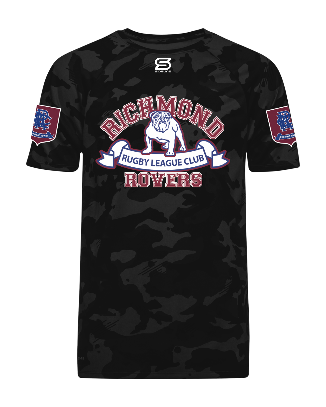 2026 Richmond Rovers Senior As Dri Fit Tee Black