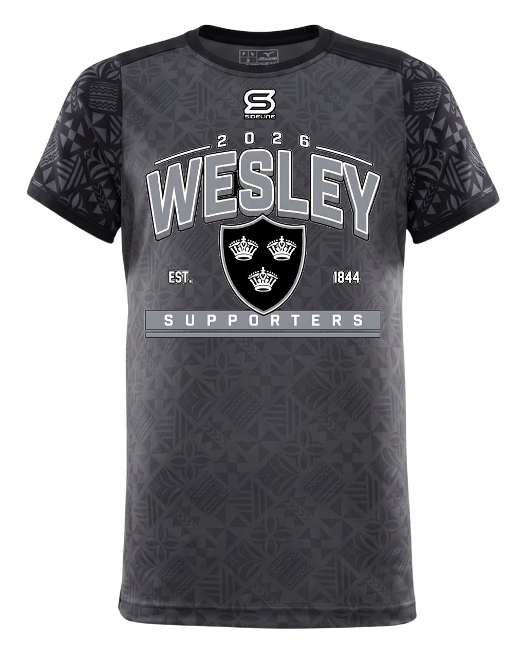 2026 Wesley College Rugby Supporters Dri fit tee Front