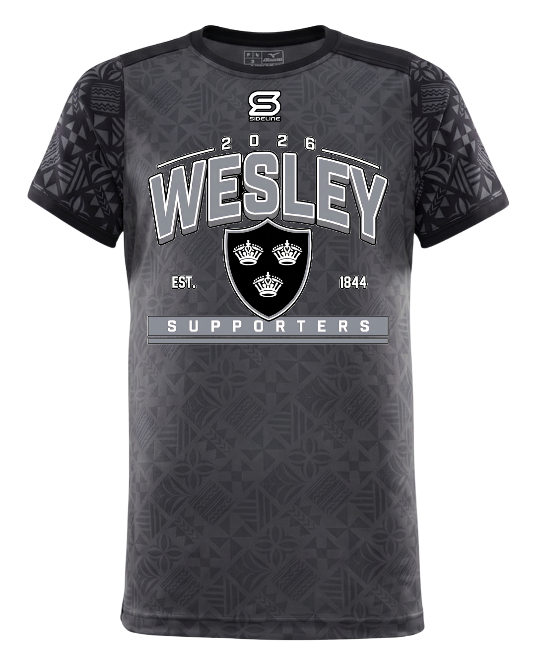 2026 Wesley College Rugby Supporters Dri fit tee Front