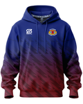 2026 Nations Rugby Supporters Hoodie sublimated navy maroon front