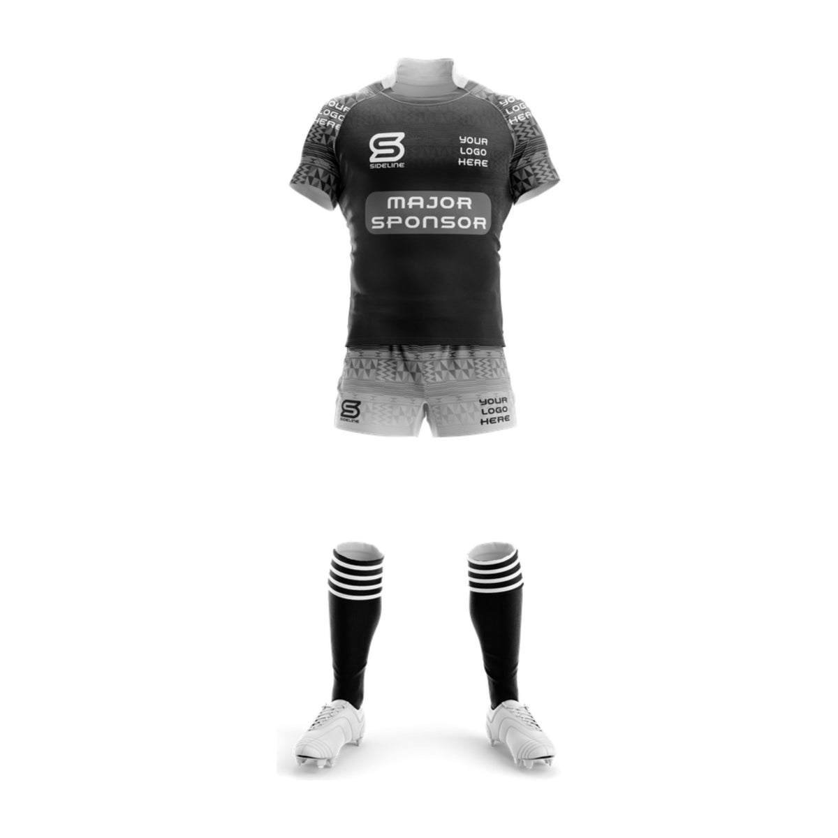 Team Rugby Set — jersey, shorts and socks